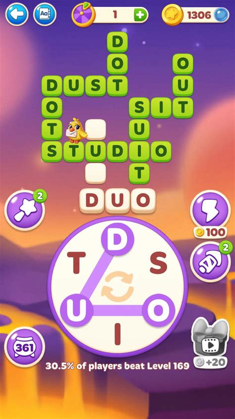 Word Trip Level 169 [Answers and Cheats].